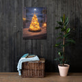 Seashell Tree Wall Art | Lighted Coastal Christmas Decor | Nautical Beach Artwork