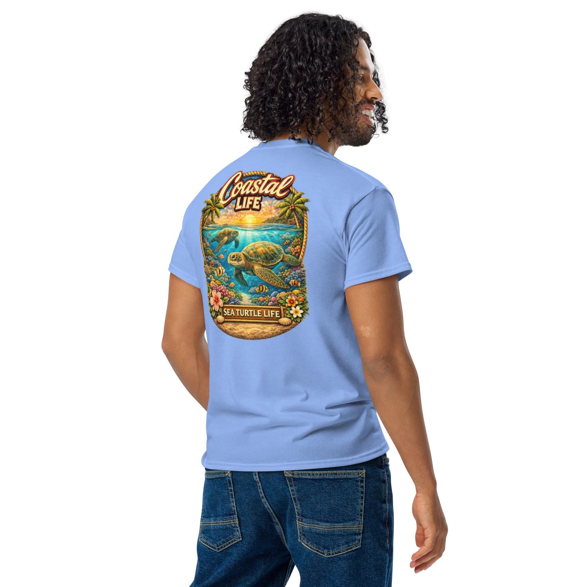 Coastal Life Sea Turtle DryBlend® T-Shirt