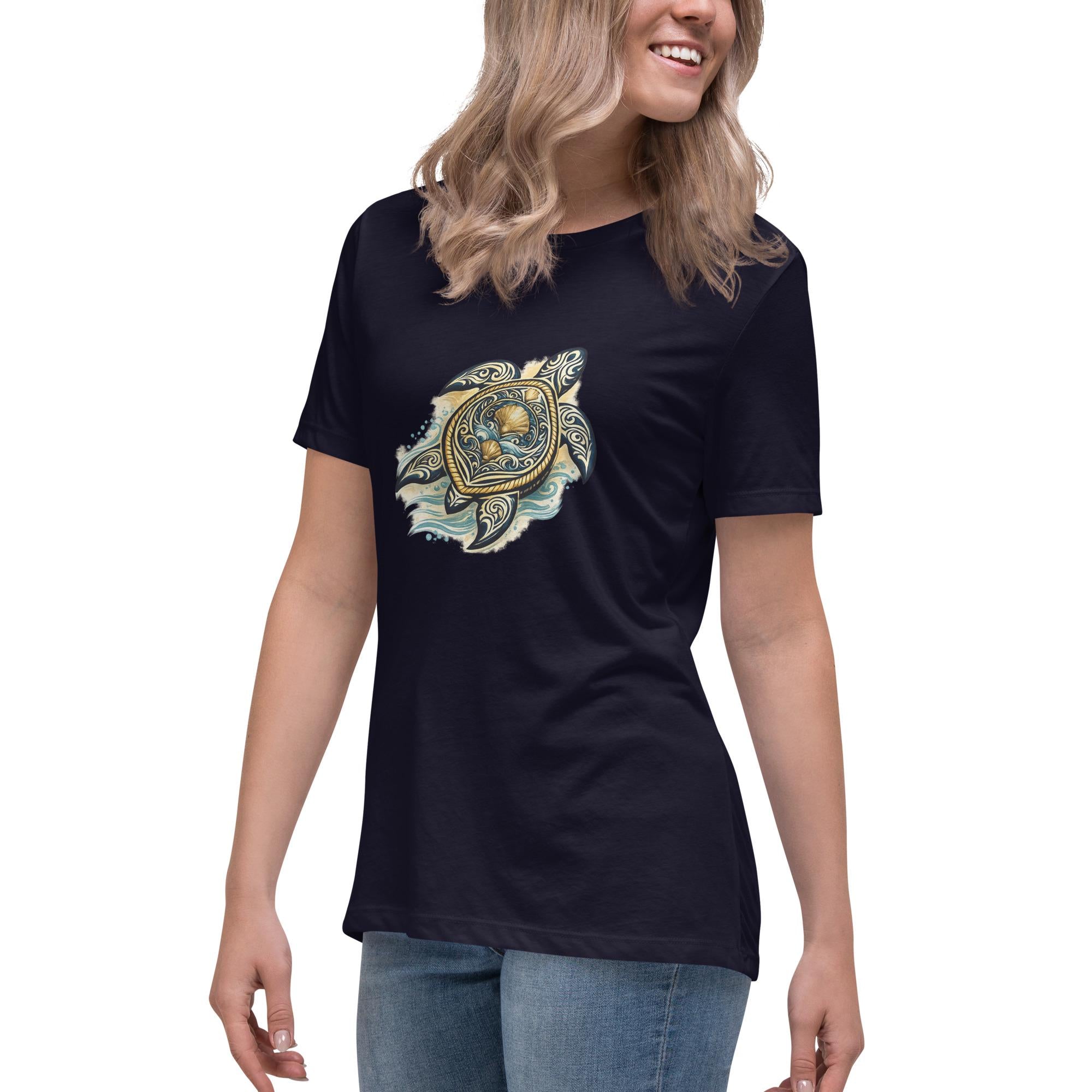 Sea Turtle Graphic Tee | Coastal Nautical Ocean Lover Shirt
