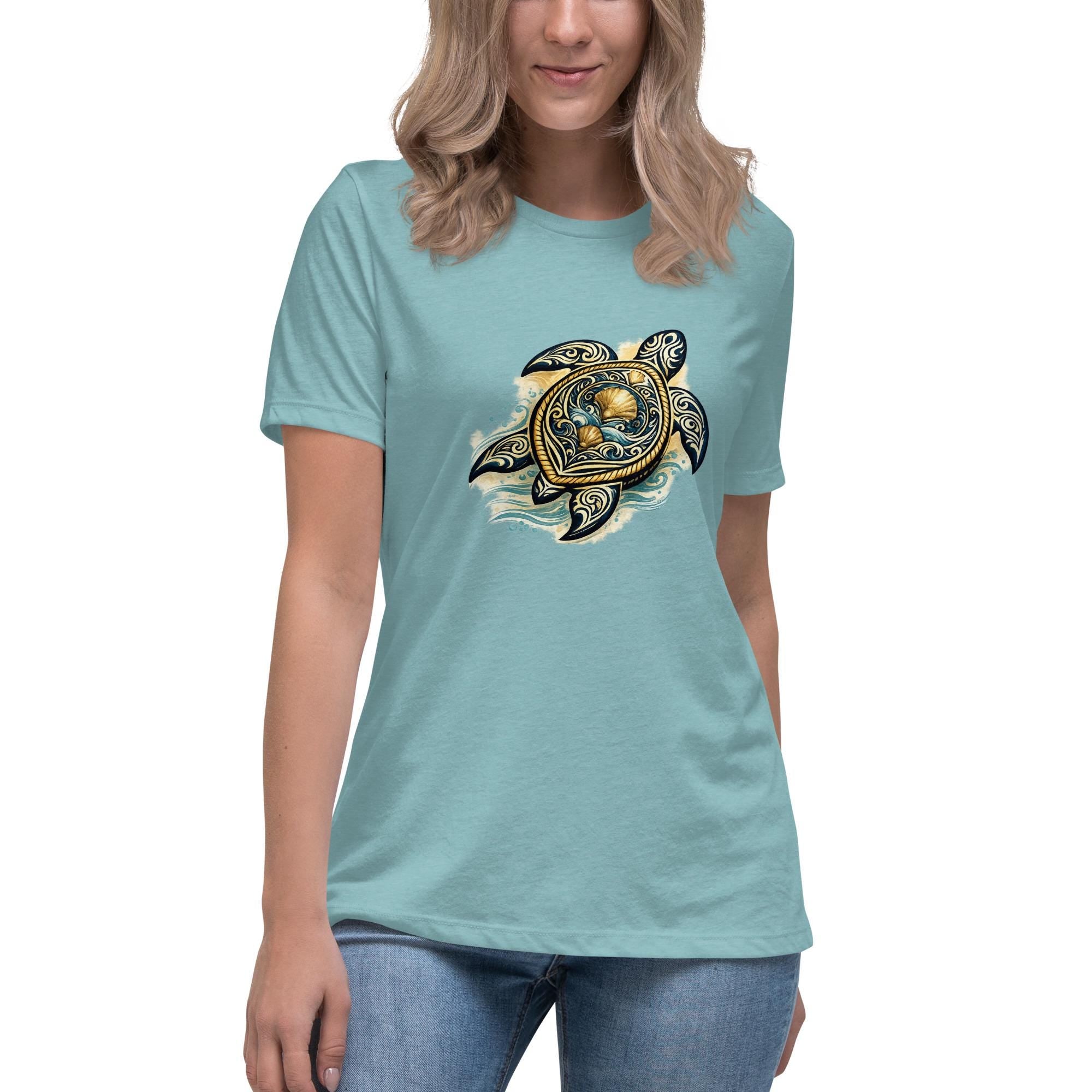 Sea Turtle Graphic Tee | Coastal Nautical Ocean Lover Shirt