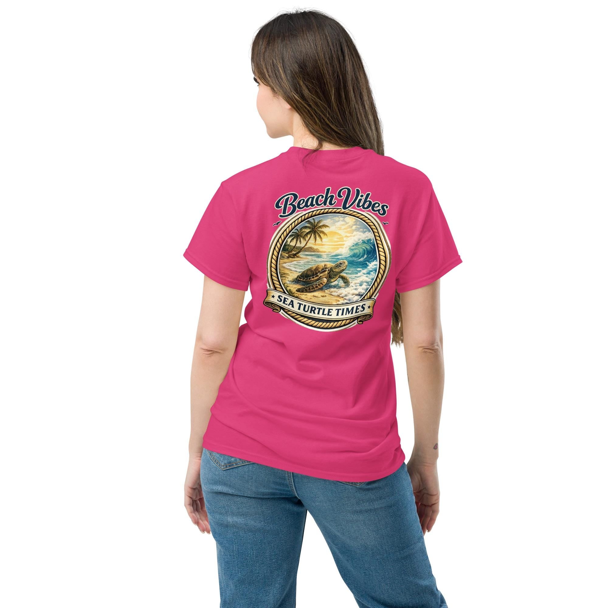 Sea Turtle cotton classic tee
